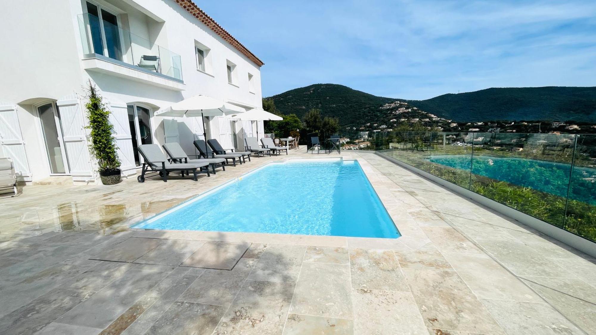 Villa Cacharelle Vue Mer Piscine Cavalaire-sur-Mer Buitenkant foto